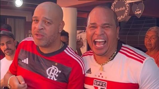 Adriano (esq) e Chulapa (dir) neste domingo (17)