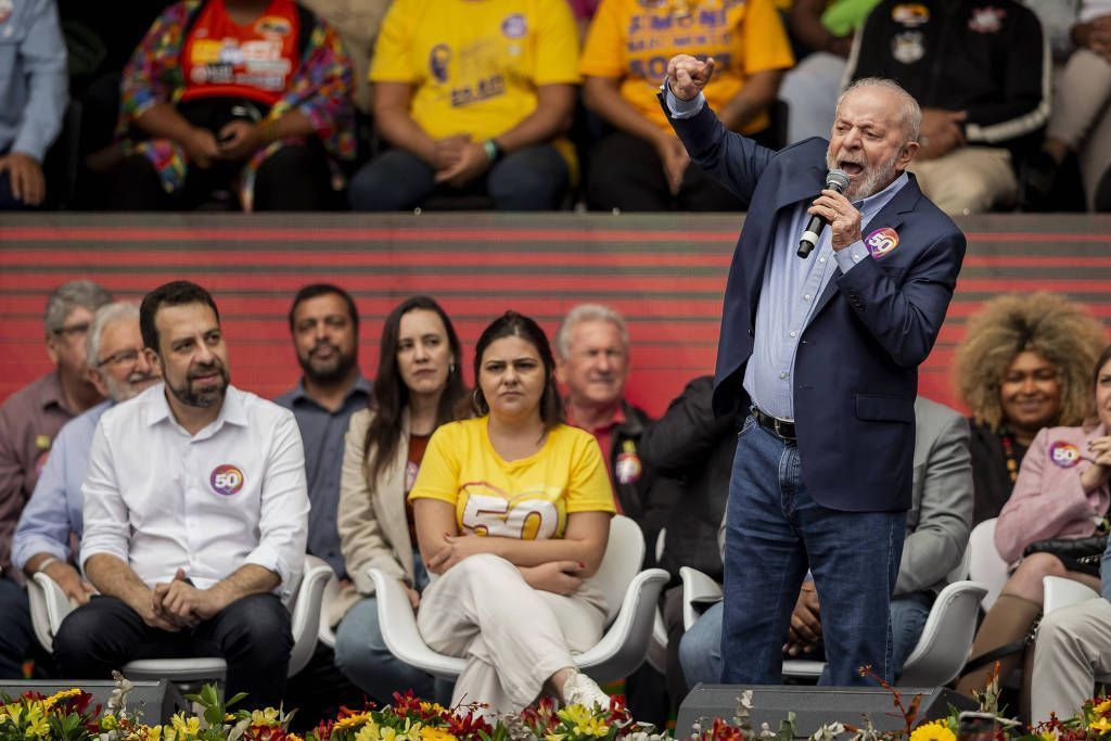 Lula estreia na campanha de Boulos em comício com críticas a Nunes e Marçal