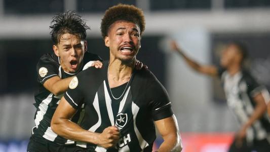 Adryelson marcou o gol de empate do Botafogo com o Santos