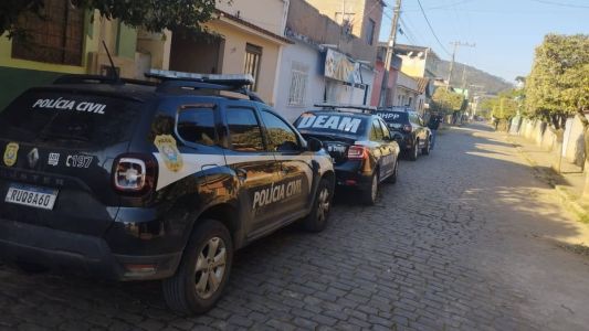 A operação ocorreu no município de Patrocínio do Muriaé