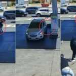Vídeo: advogado atropela homem três vezes em posto de combustível e foge