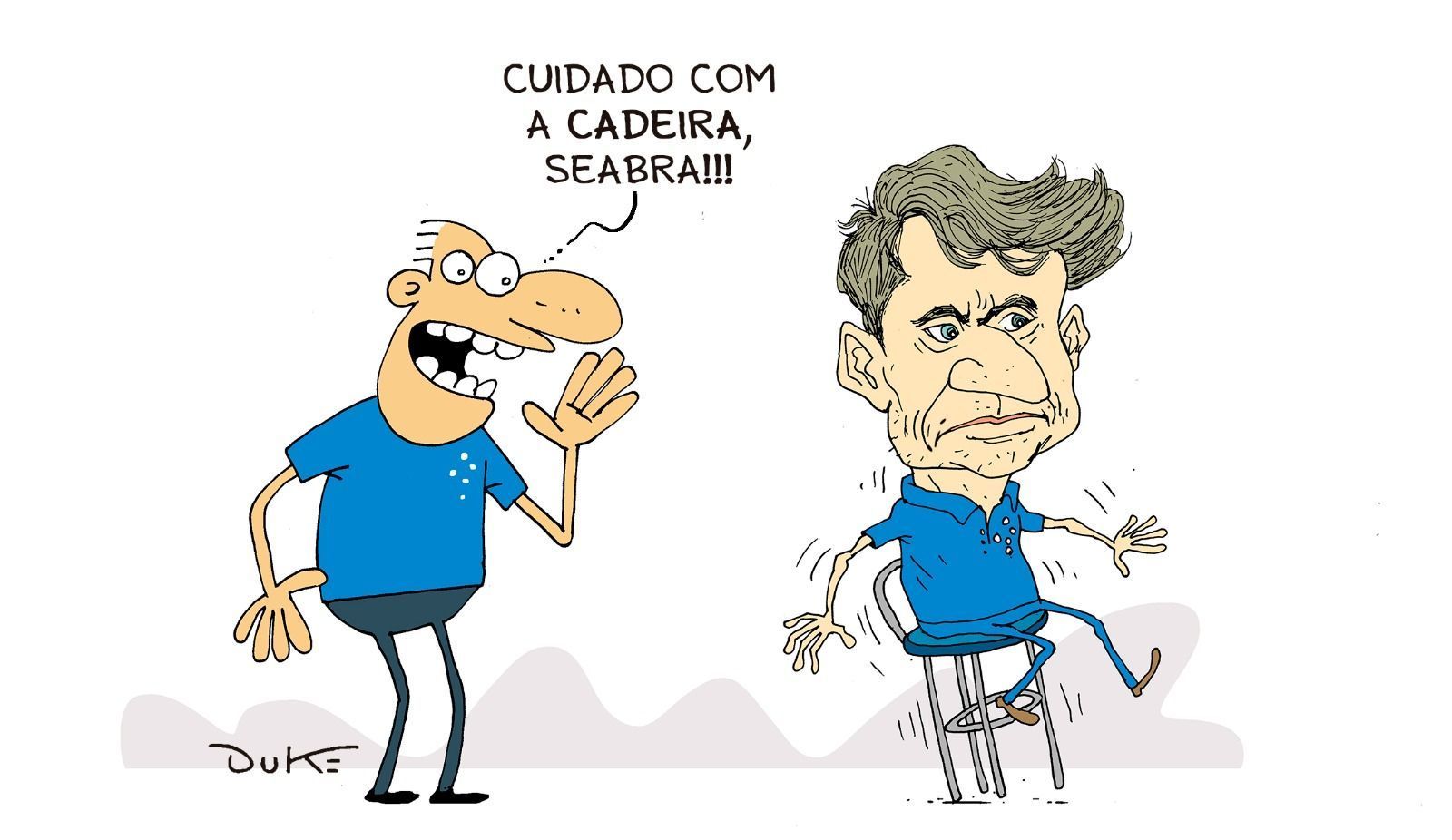 Charge do Duke | A pressão em Fernando Seabra, técnico do Cruzeiro