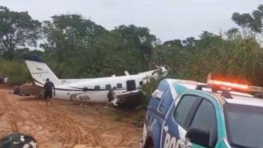 Aeronave caiu na tarde deste sábado (16)