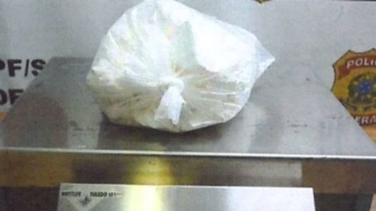 Droga foi apreendida no aeroporto