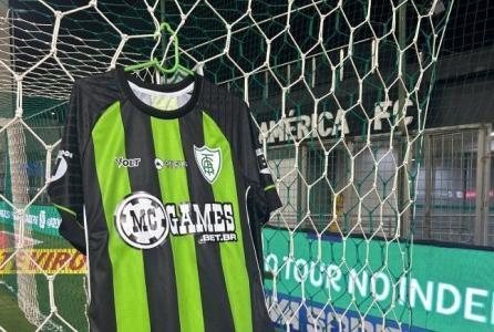 Camisa do América no Independência antes de jogo pela Série B de 2025