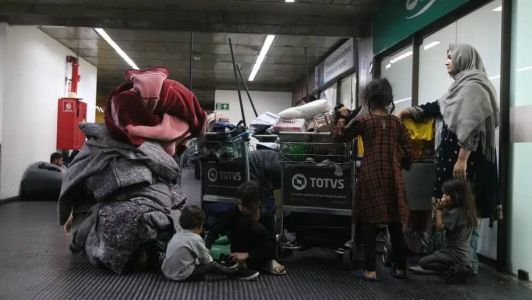 Ao todo 148 pessoas estão acampadas no Terminal 2 do aeroporto de Guarulhos