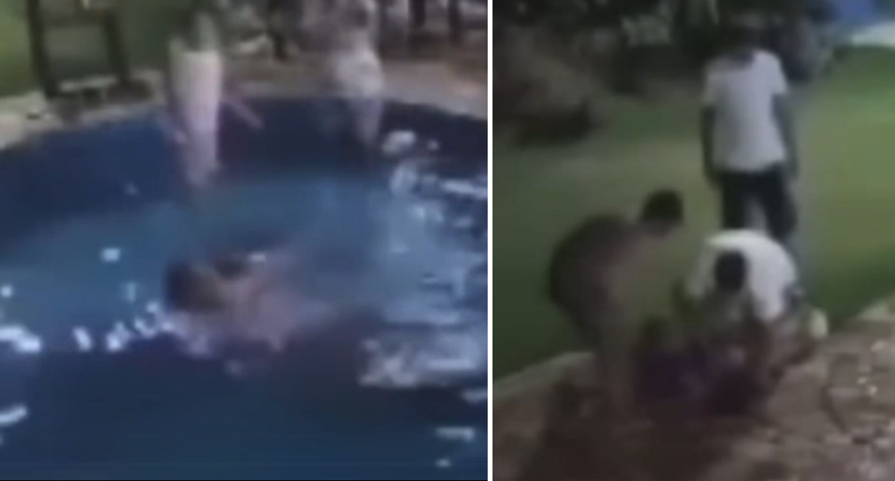 Vídeo mostra momento em que noiva se afoga durante festa de casamento em SP