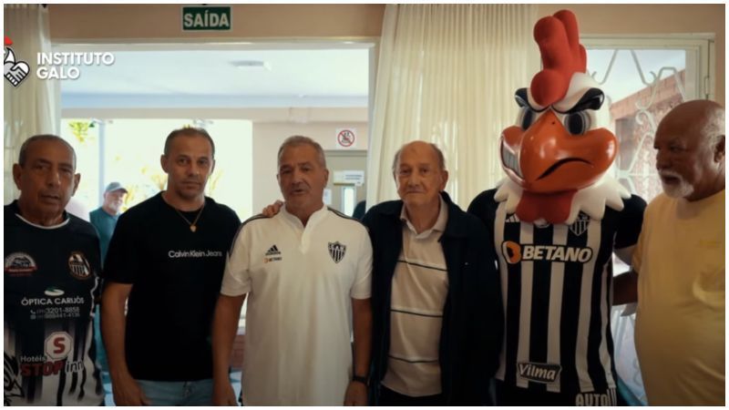 Instituto Galo, do Atlético, faz campanha para ajudar tratamento de ex-presidente com Alzheimer