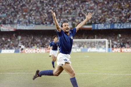 Totò Schillaci, artilheiro da Copa do Mundo de 1990 • AFP