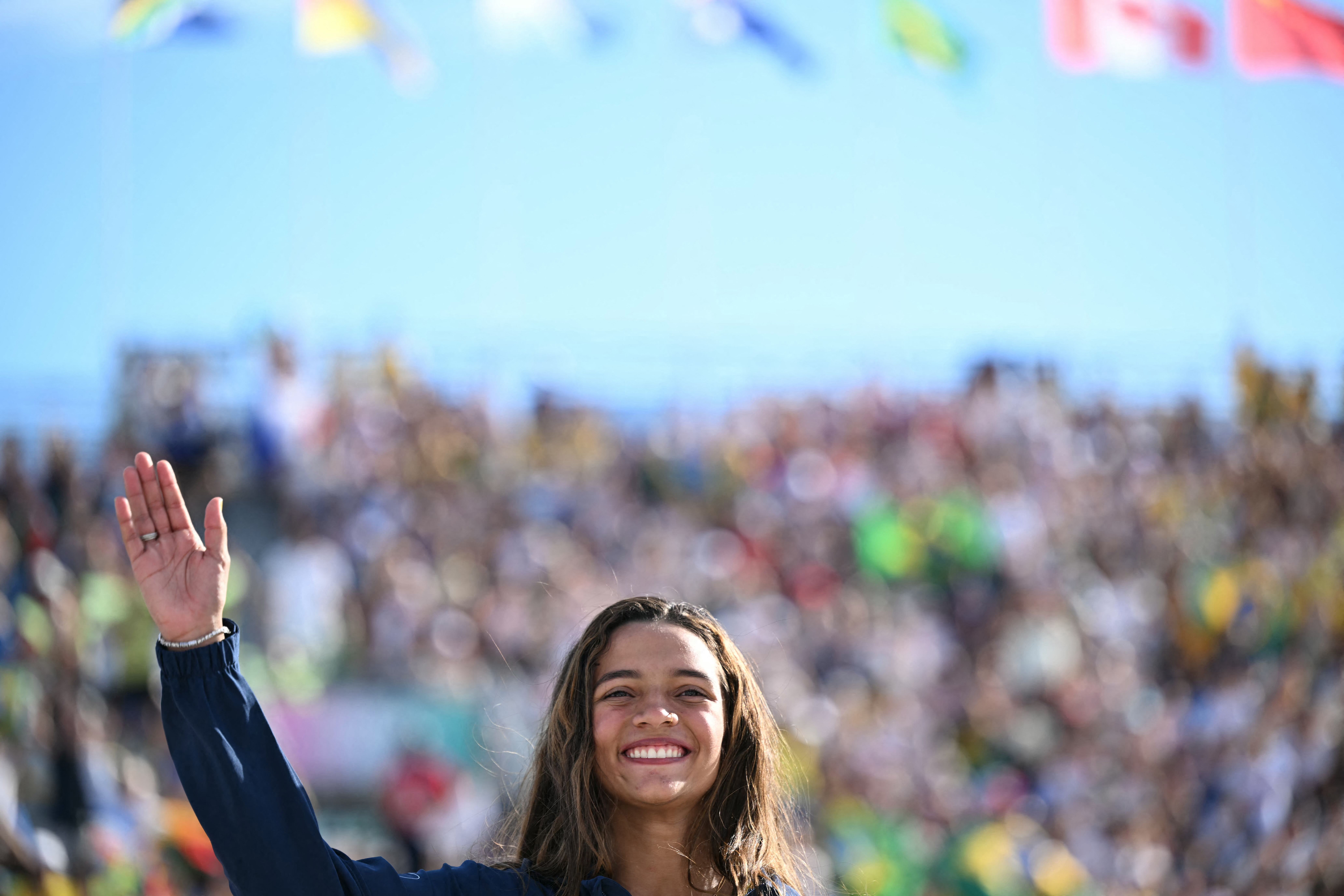 Paris 2024: Rayssa Leal reage à conquista brasileira na ginástica por equipes