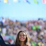 Paris 2024: Rayssa Leal reage à conquista brasileira na ginástica por equipes