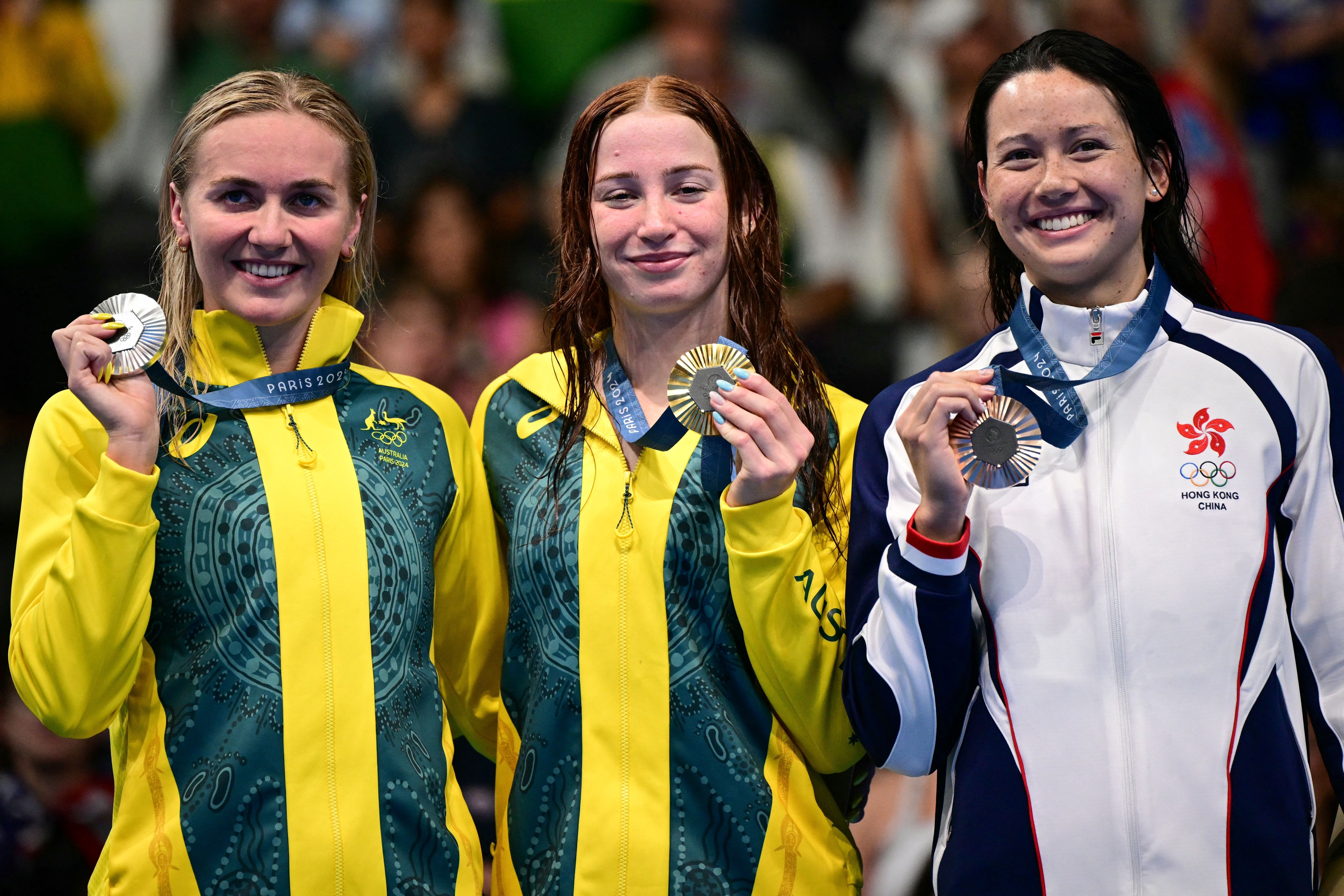 Paris 2024: australianas brilham na natação, e O’Calaghan leva ouro nos 200m livre
