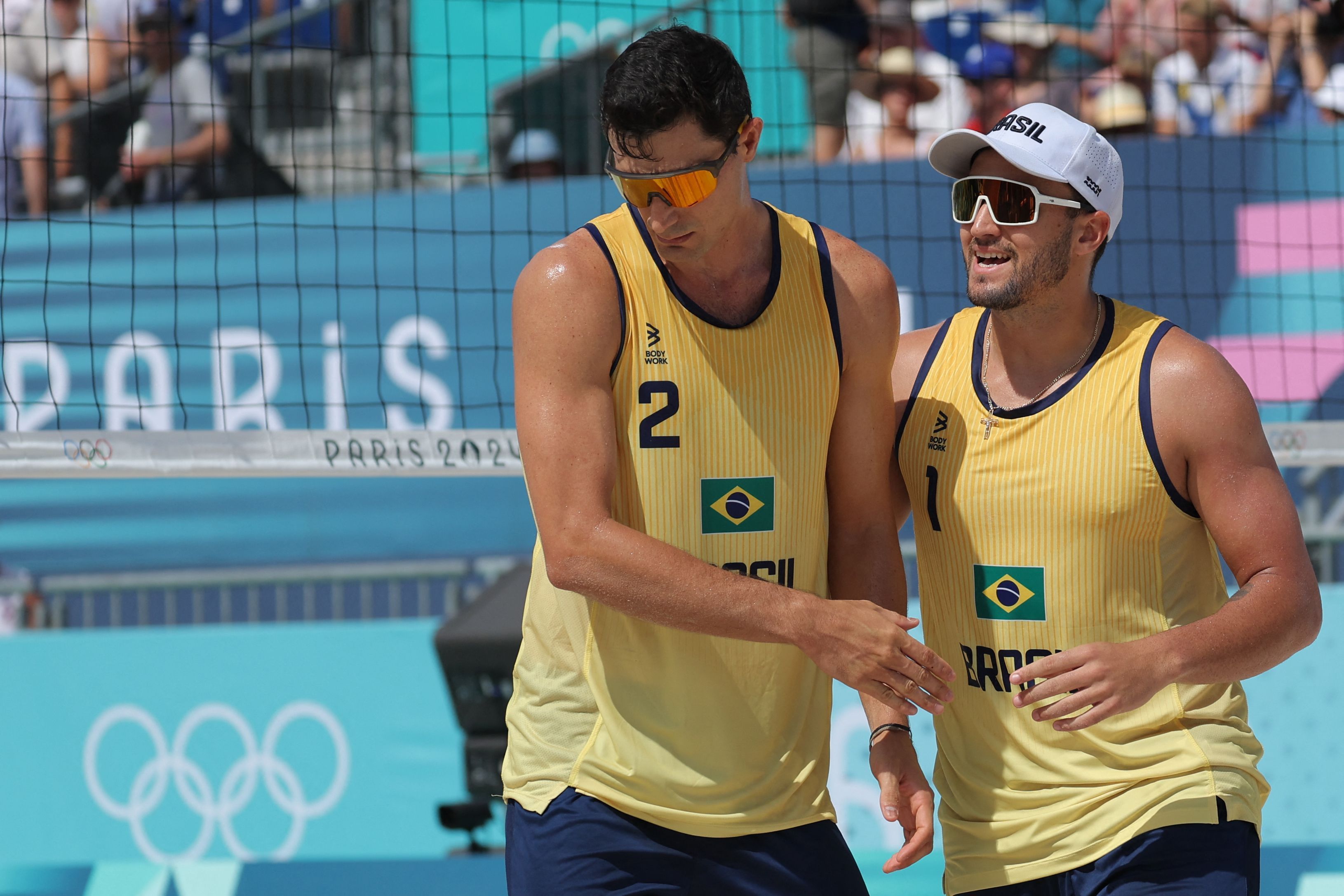 Vôlei de Praia: André e George são superados por cubanos nos Jogos Olímpicos