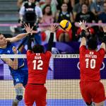Paris 2024: Itália supera Japão em cinco sets e vai à semifinal do vôlei masculino