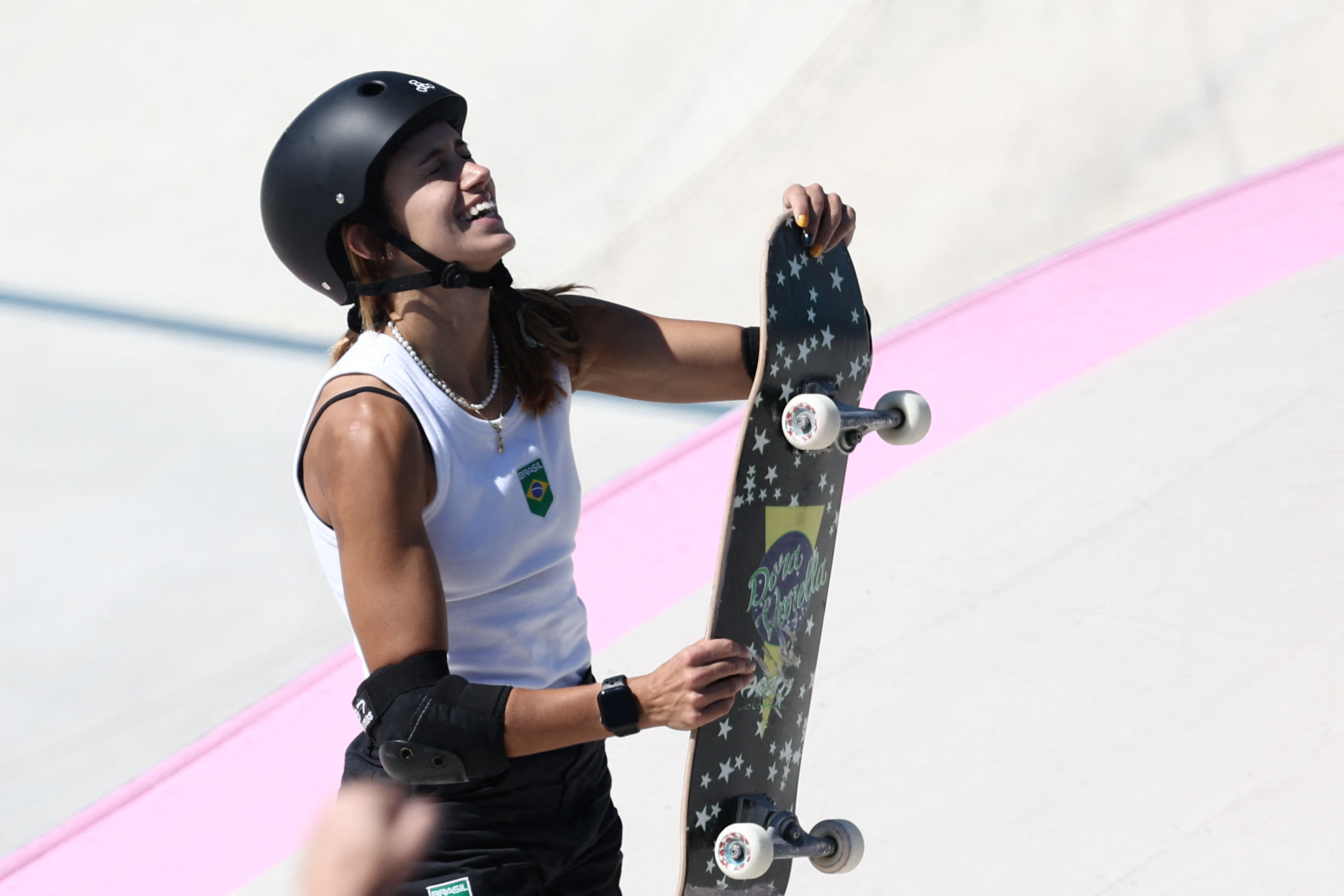 Paris 2024: Dora Varella vai bem, mas fica sem medalha do Skate Park Feminino