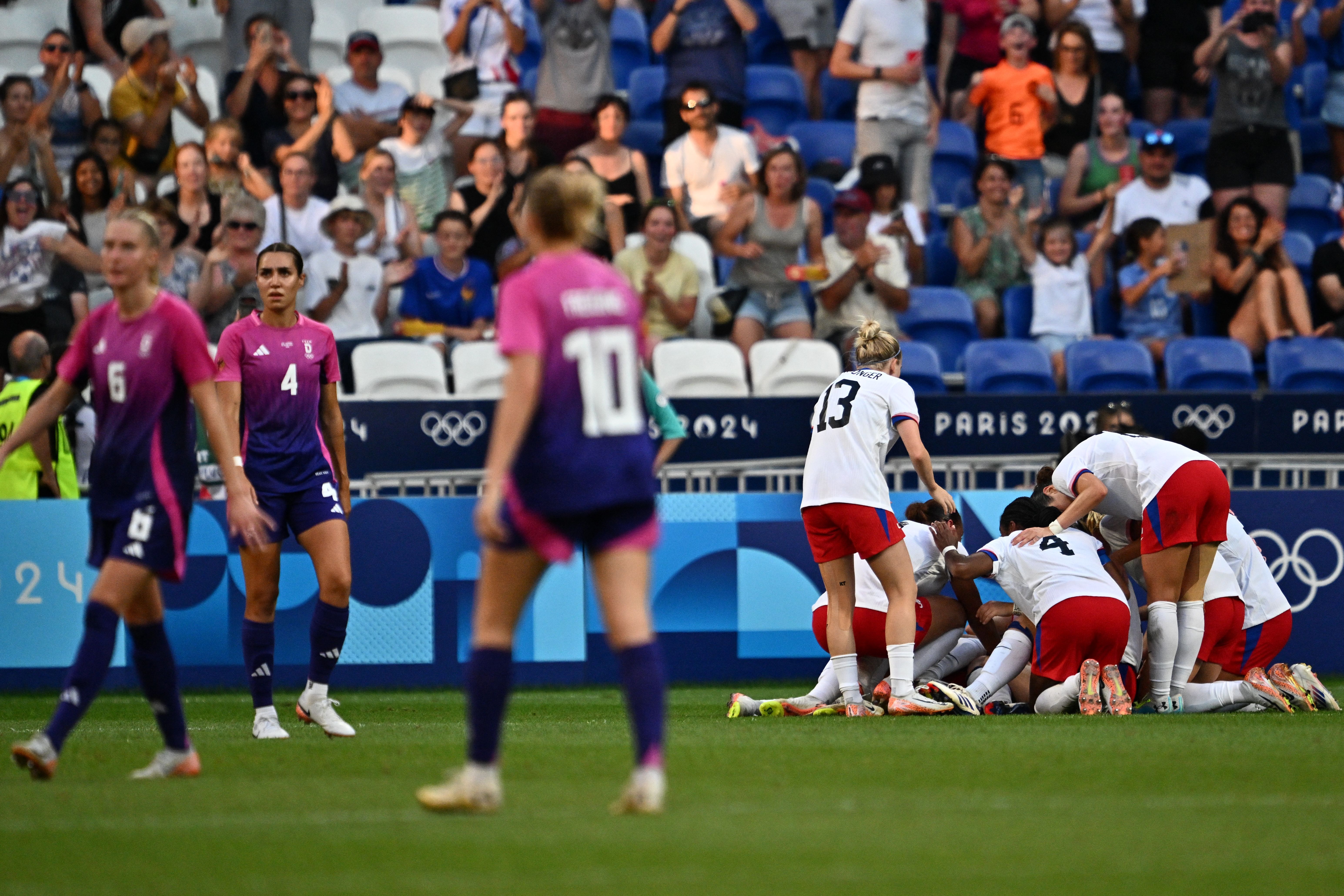 Paris 2024: EUA vencem Alemanha na prorrogação e vão à final no futebol feminino