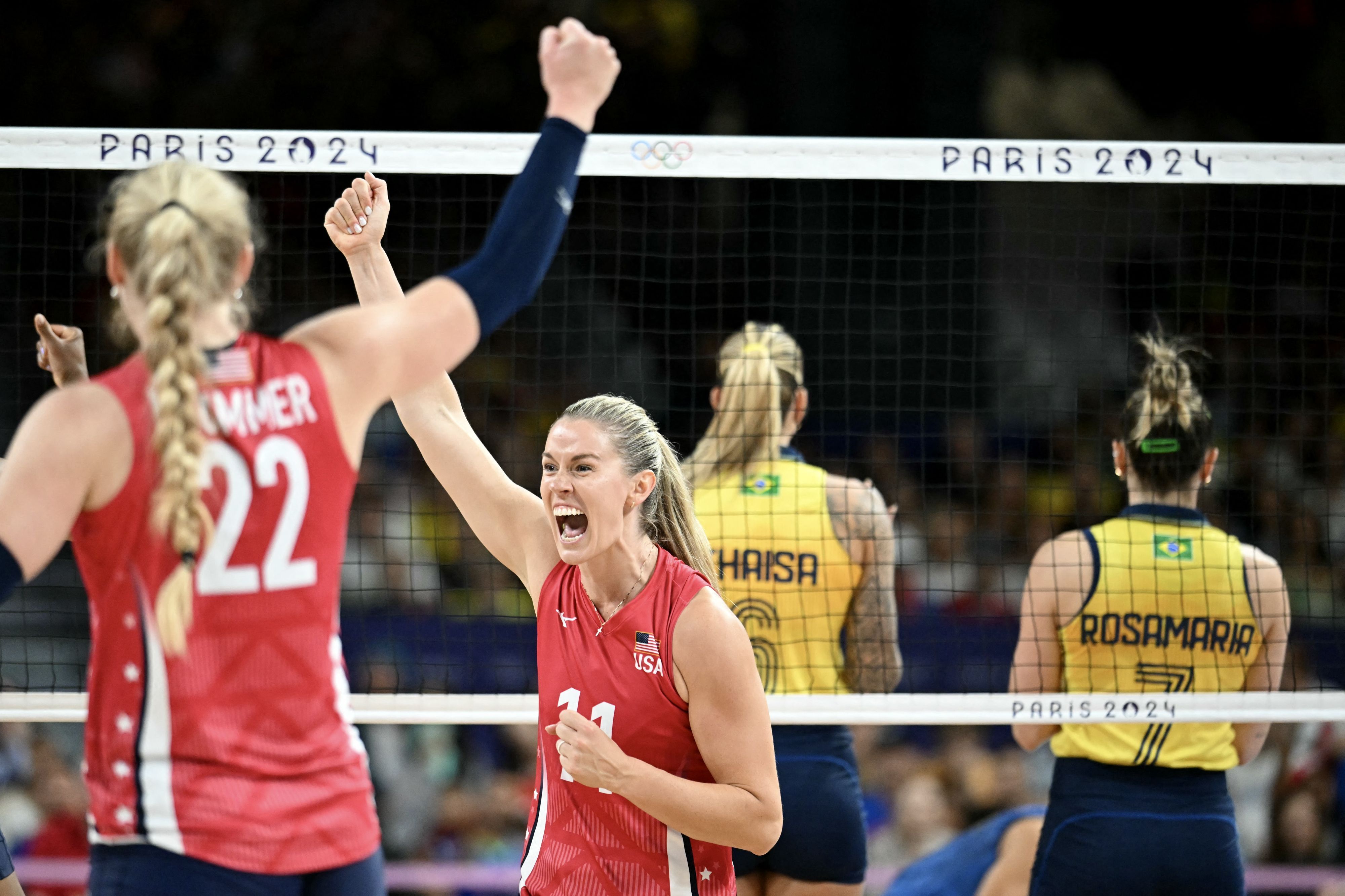 Vôlei feminino: Brasil perde para os EUA e fica fora da final de Paris 2024