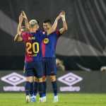Olmo marca, Barcelona vira sobre Vallecano e assume a ponta do Espanhol