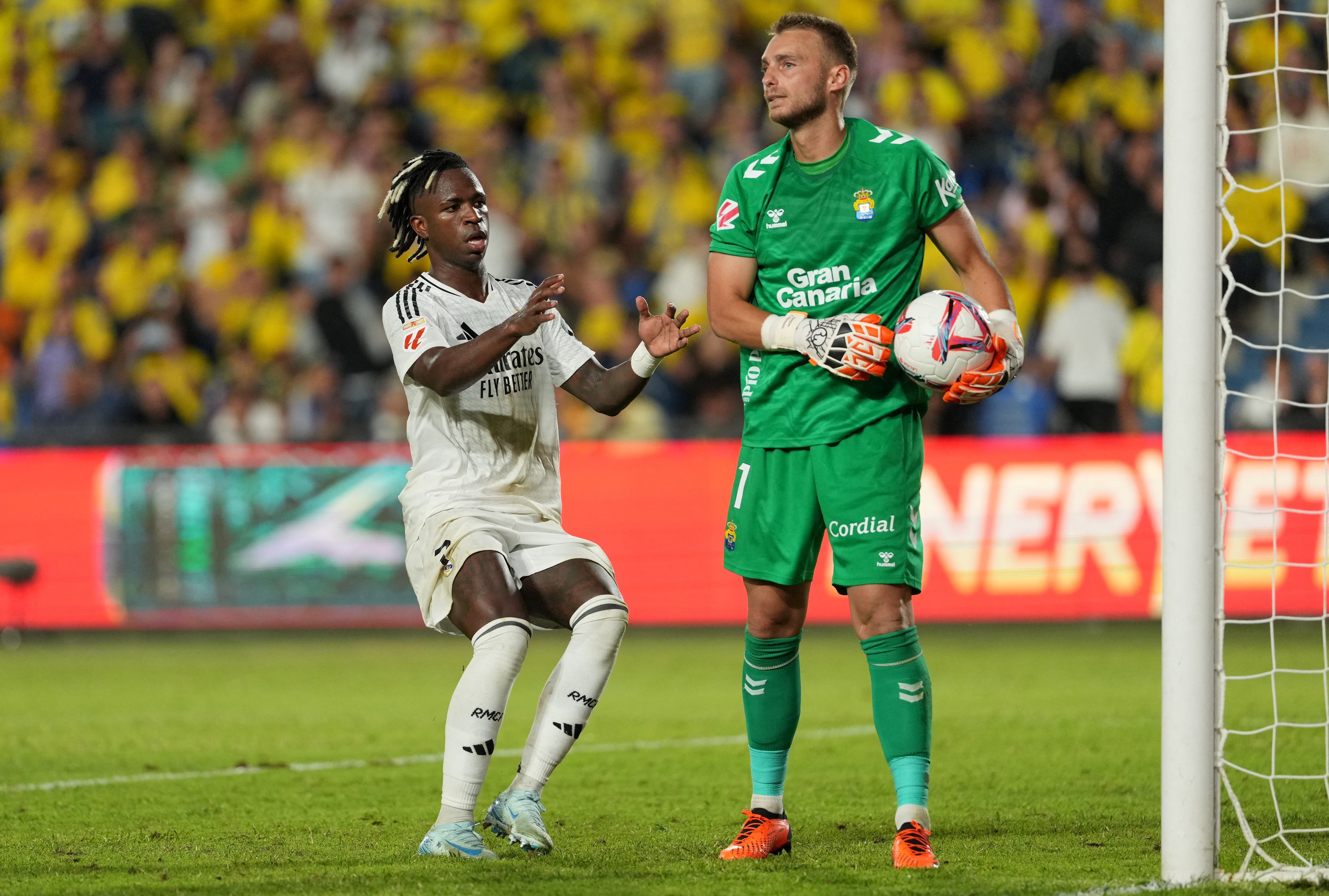 Vini Jr. marca, mas Real Madrid decepciona e só empata com Las Palmas no Espanhol