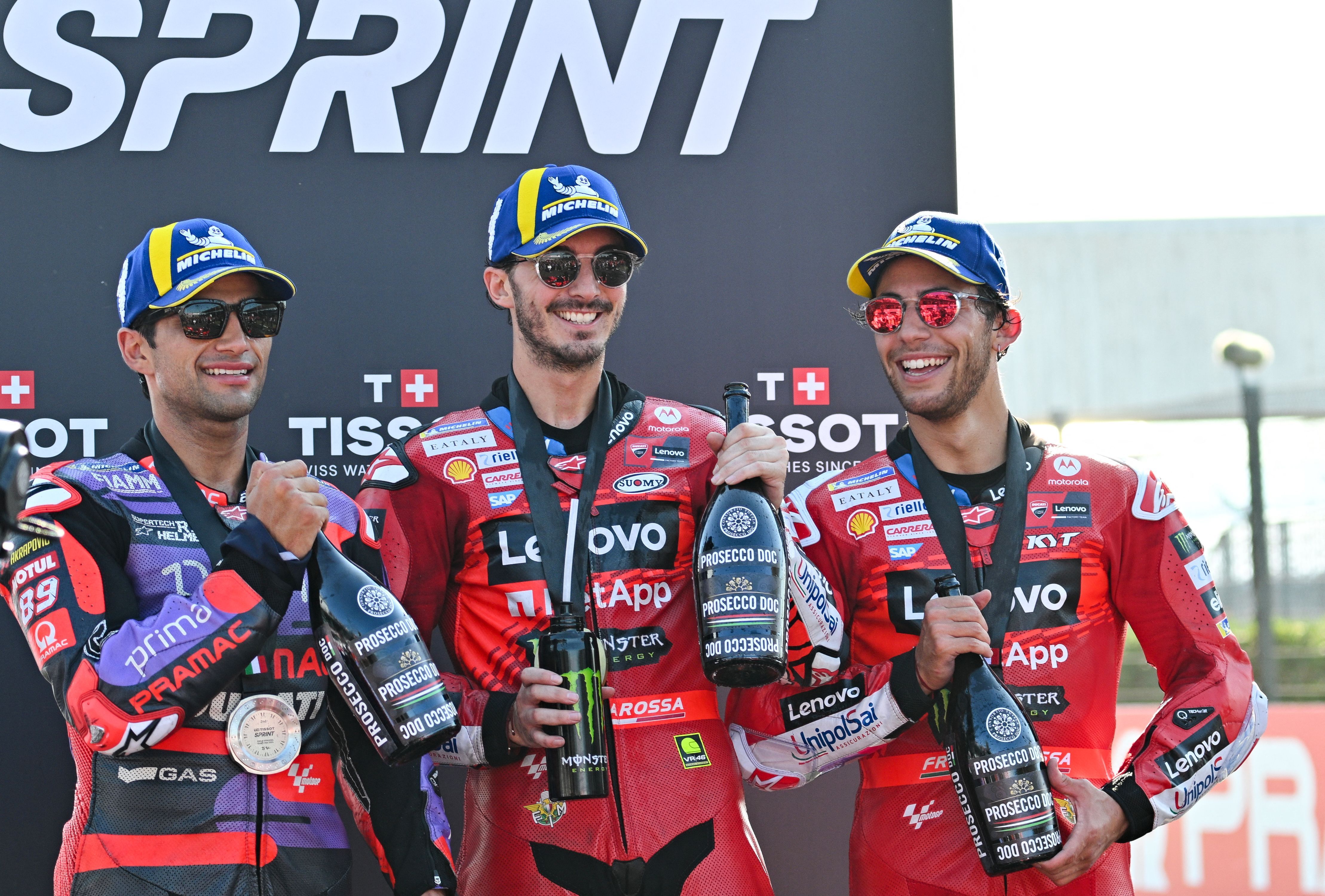 Bagnaia diminui vantagem de Martin na MotoGP ao vencer corrida sprint de Emilia-Romagna