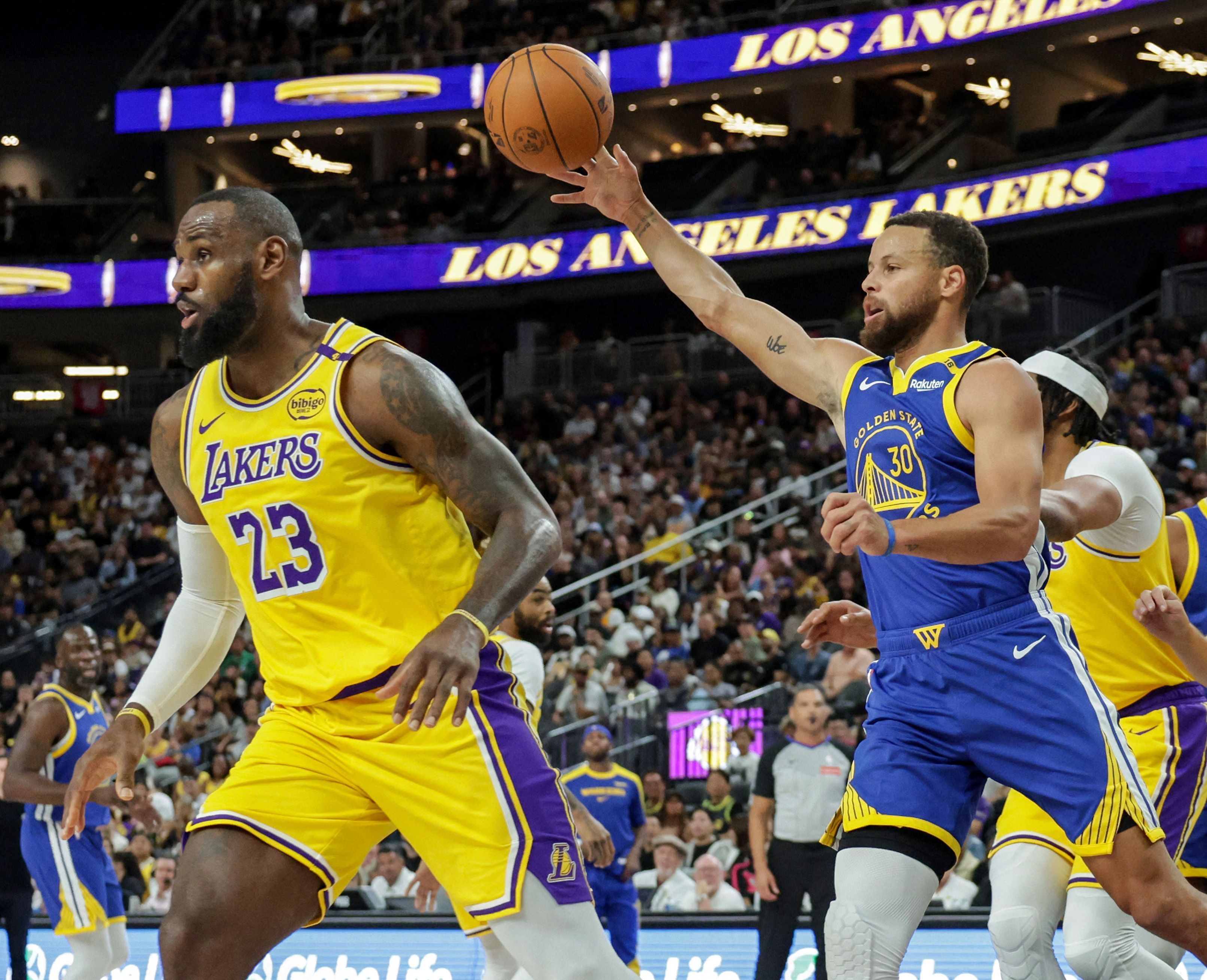 Golden State Warriors x Los Angeles Lakers: horário e onde assistir ao vivo à NBA