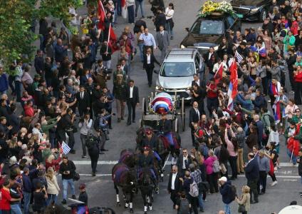 Cortejo fúnebre de Pepe Mujica