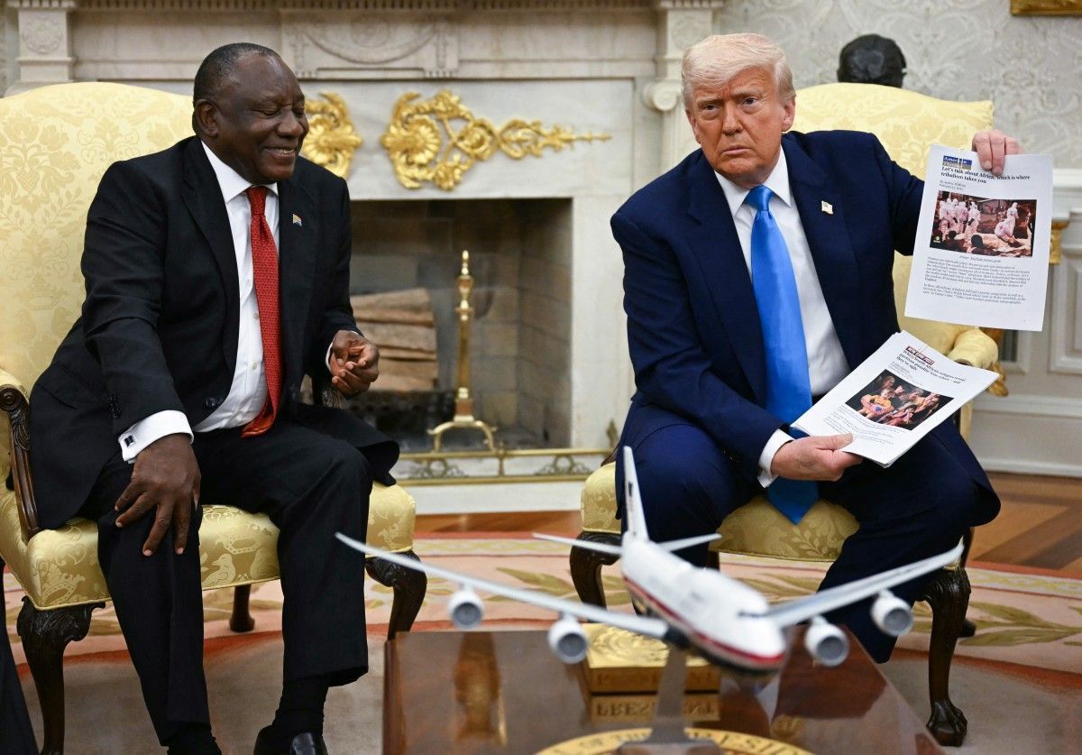 Trump confronta presidente da África do Sul sobre suposto “genocídio branco”