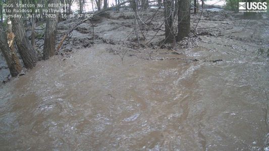 Rio Ruidoso registrou uma alta jamais vista
