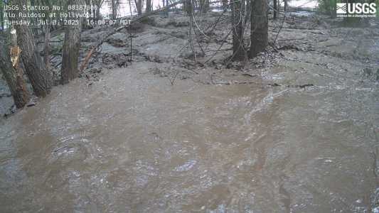 Rio Ruidoso registrou uma alta jamais vista