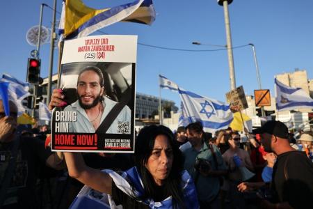 Protesto Israel ex-reféns