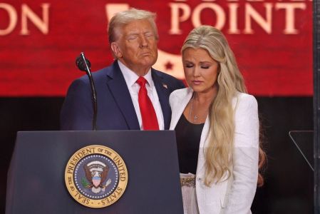 Donald Trump em evento em homenagem a Charlie Kirk