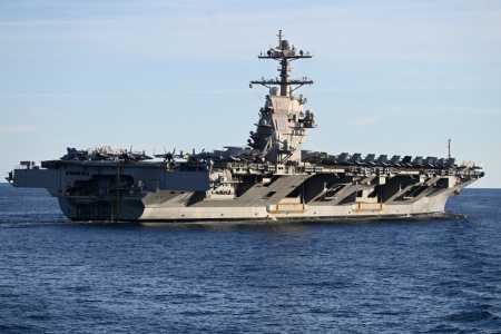 Porta-aviões Gerald R. Ford pode abrigar mais de 75 aeronaves militares