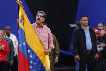 Maduro voltou a criticar a mobilização americana