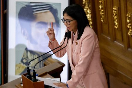 A vice-presidente da Venezuela, Delcy Rodriguez
