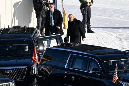 Presidente desembarcou por volta das 10h (horário de Brasília) em Davos