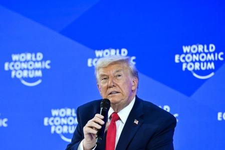 Presidente desembarcou por volta das 10h (horário de Brasília) em Davos
