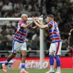 Deyverson, do Fortaleza, tem reação imediata ao marcar diante do Atlético na Arena MRV