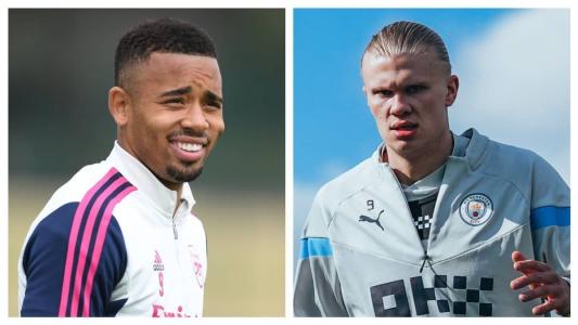 Agora no Arsenal, Gabriel Jesus vai reencontrar o Manchester City, que contra o Haaland no ataque