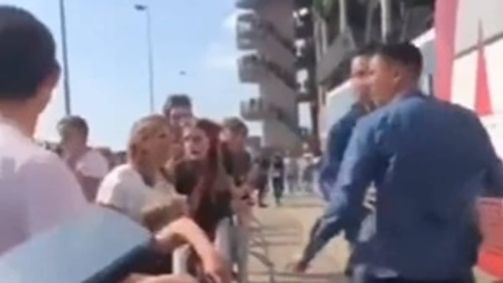 Agressão foi registrada em vídeo