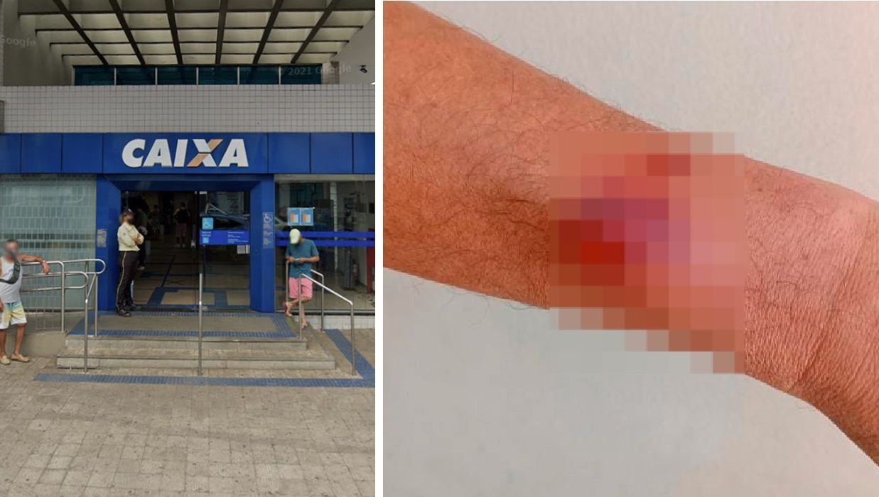 Mulher agride atendente e morde segurança da Caixa após não conseguir sacar o FGTS