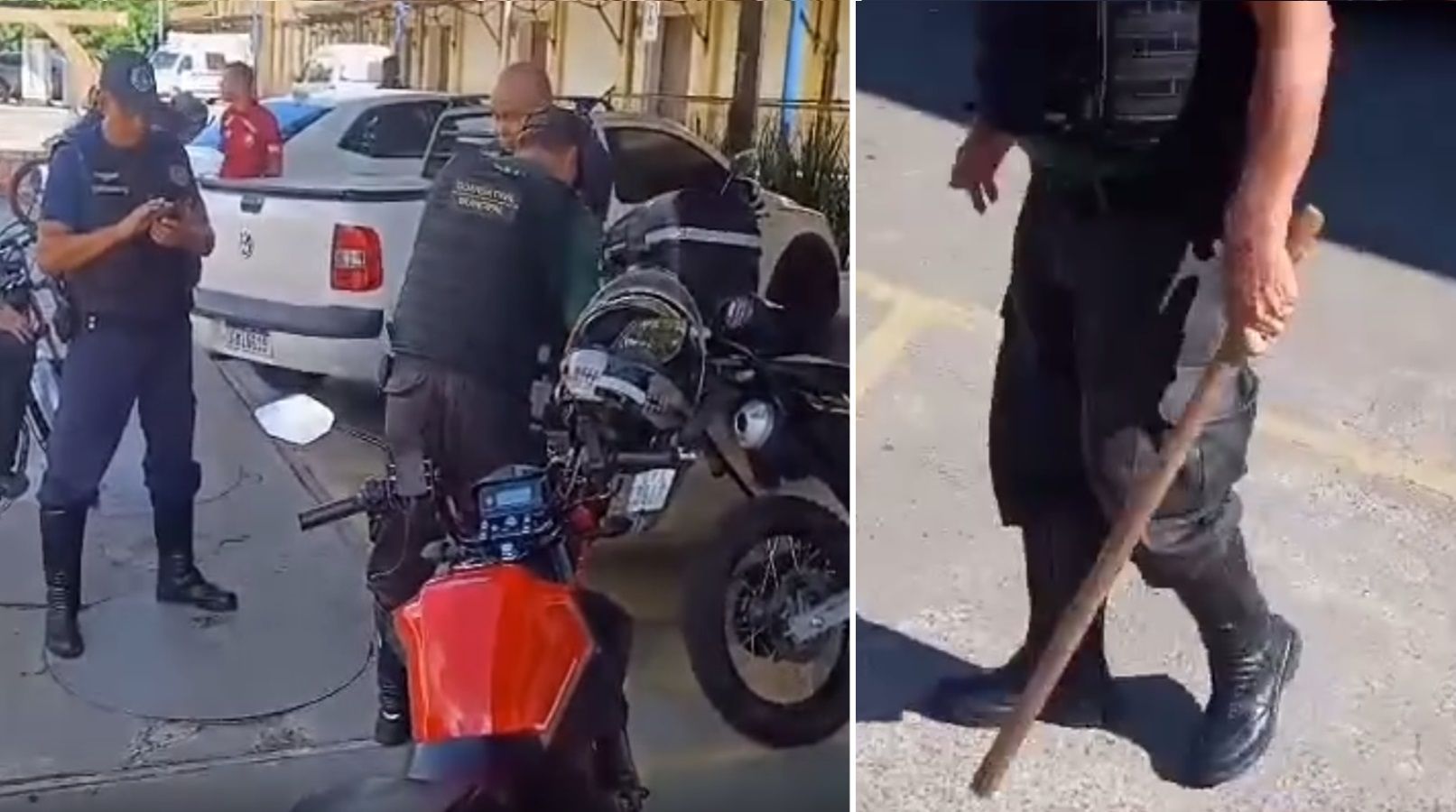 Vídeo: guarda civil é afastado após ser filmado agredindo mototaxista em MG