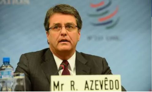 Roberto Azevedo quando diretor geral da OMC