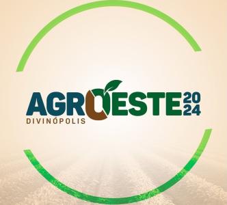 Foto mostra logo da Agroeste 2024
