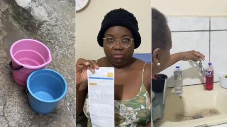 Moradores da Grande BH denunciam que estão sem água há uma semana