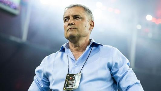 Diego Aguirre, técnico do Peñarol, durante jogo contra o Flamengo no Maracanã • Reprodução/Instagram Club Atlético Peñarol