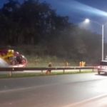 Vídeo: Acidente entre moto e carreta congestiona a BR-040 por mais de 10 quilômetros