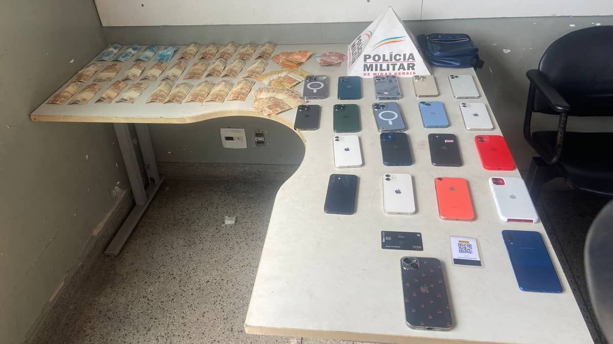 Polícia recupera 19 celulares furtados por quadrilha mineira durante show sertanejo em Goiânia