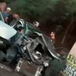 Vídeo: duas pessoas ficam feridas em acidente grave no Anel Rodoviário, que já tem 4km de congestionamento