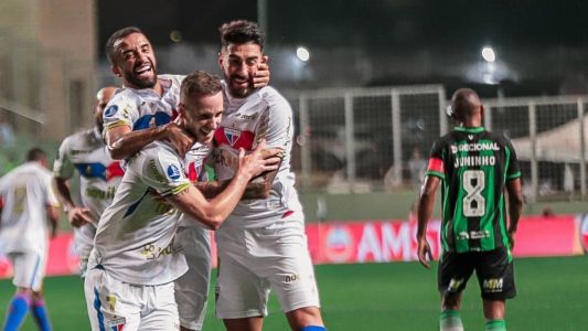 Ainda no primeiro tempo, o Fortaleza abriu 3 a 0 em pleno Independência