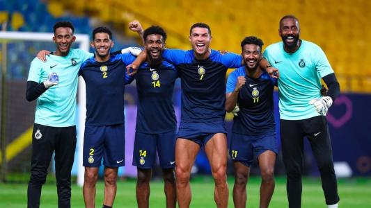 Al-Nassr em treinamento